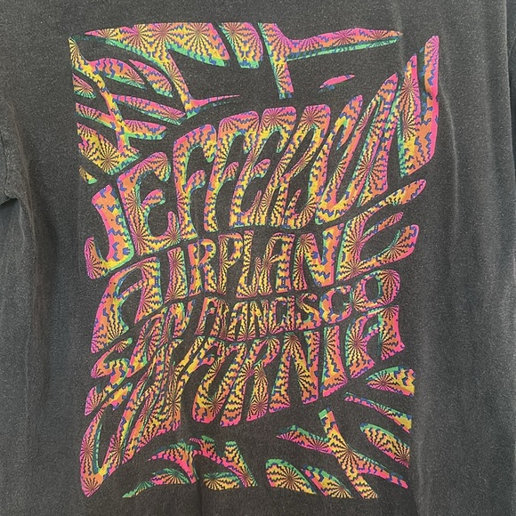 Jefferson Airplane Psychedelic Print T Shirt - Picture 2 of 4
